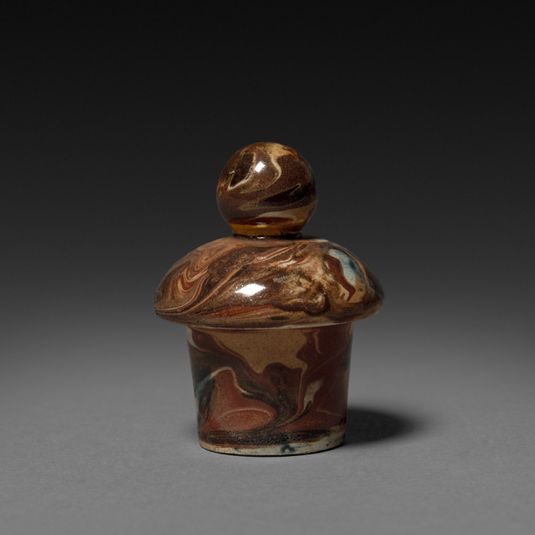 Covered for an Agateware Vase