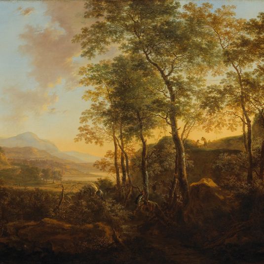 Wooded Hillside with a Vista