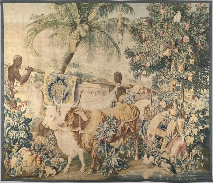 Les deux taureaux ou Le palanquin