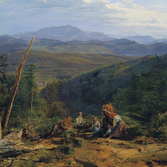 Scene from the Vienna Woods with Wildegg Castle