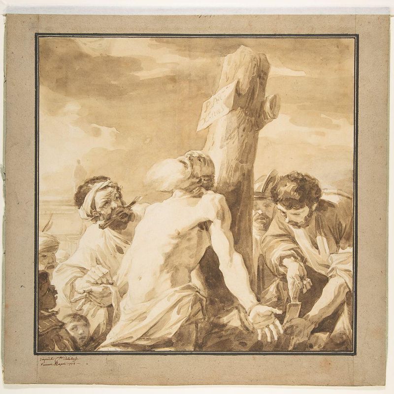 Martyrdom of St. Bartholomew, after Mattia Preti