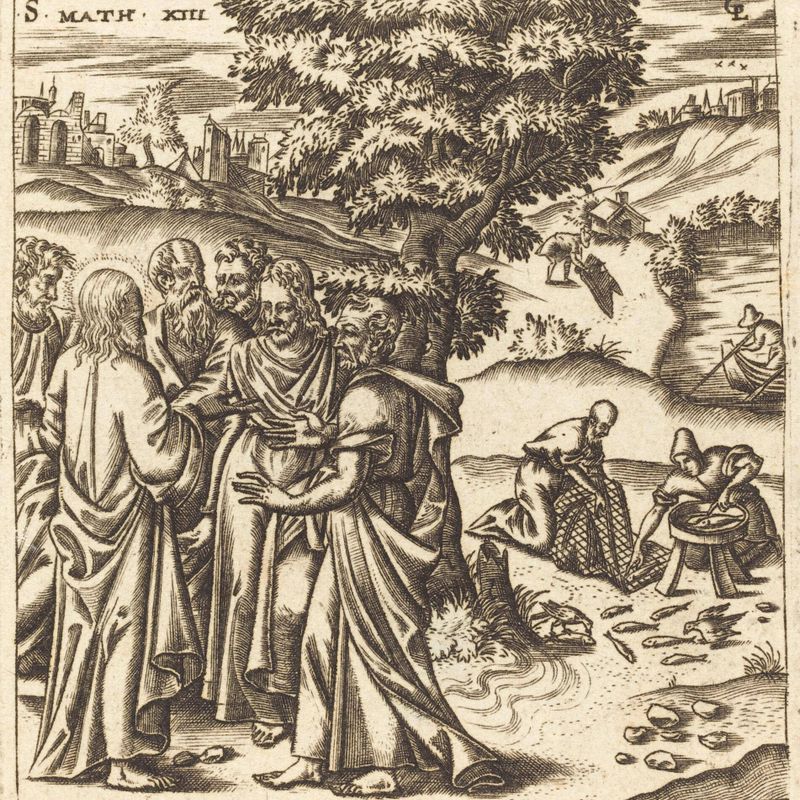 Christ Telling His Disciples of the Parable of the Dragnet
