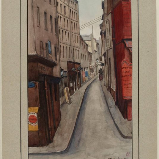 Rue Brantôme. (anciennement rue des Petits Champs donnant rue Saint Martin et rue Beaubourg)