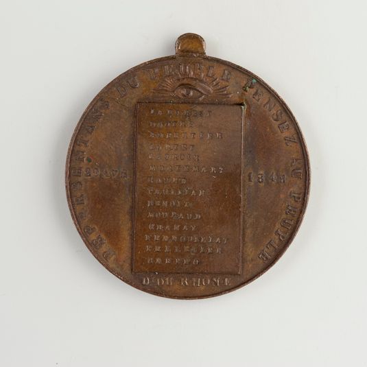 Appel du peuple aux représentants du département du Rhône, 29 avril 1848