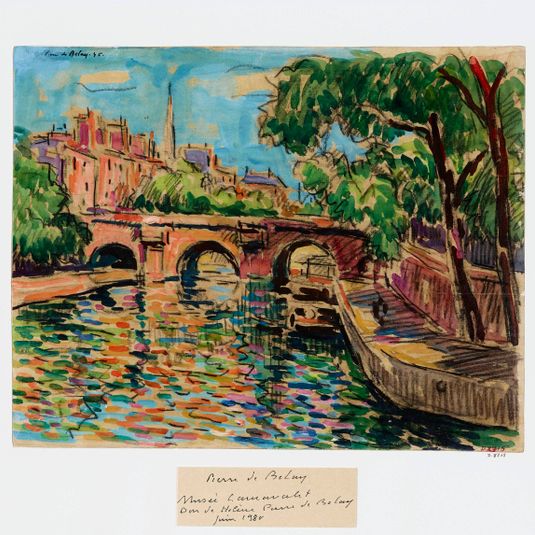 Le Pont-Neuf et la Cité du côté du quai Conti.