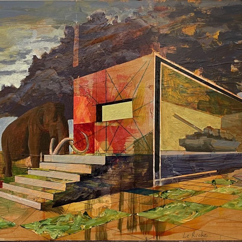 Study For Ghosts Of Extinction Come To View Man's Creation