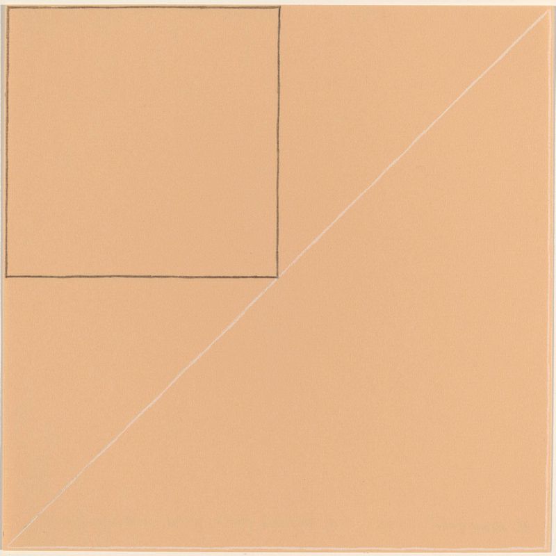 A Triangle and a Square within a Square