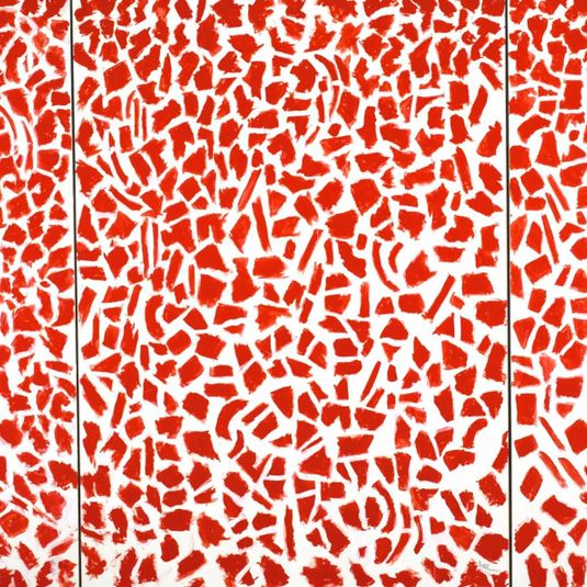 Alma Thomas, Red Azaleas Singing and Dancing Rock and Roll Music