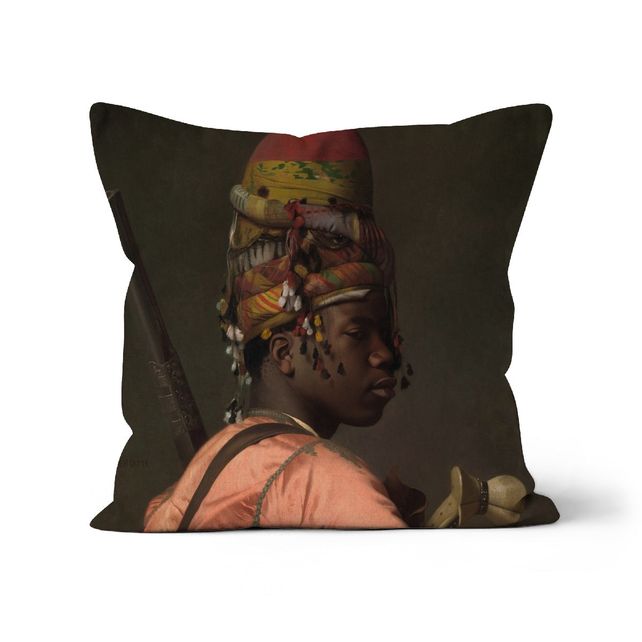 Bashi-Bazouk 1868–69, Jean-Léon Gérôme  Cushion Smartify Essentials