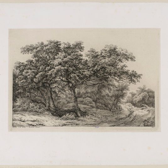 Allée dans la forêt d'après Ruysdael (IFF 109)