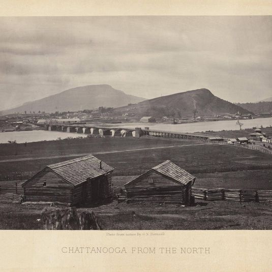 Chattanooga, from the North from the album Photographic Views of Sherman's Campaign