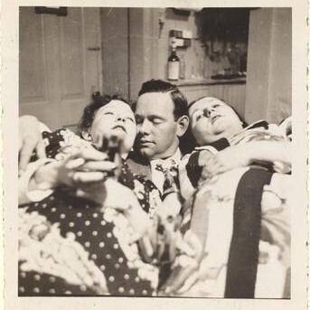 Untitled (Man between two women)