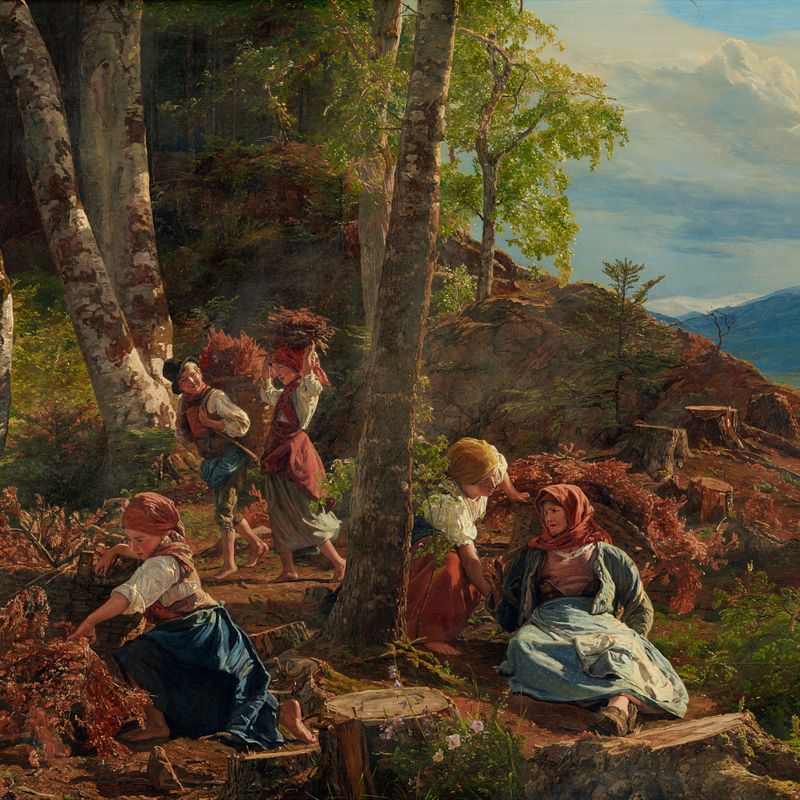Brushwood Gatherers in the Vienna Woods
