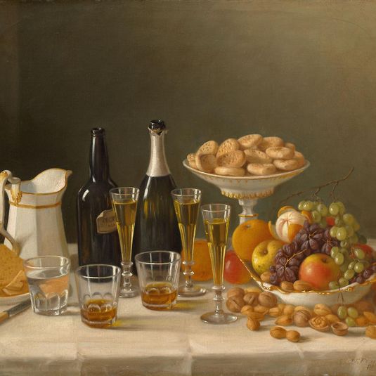 Wine, Cheese, and Fruit