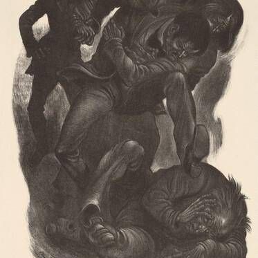 The Madness of Dmitri (Book III: The Sensualists, facing p.106)