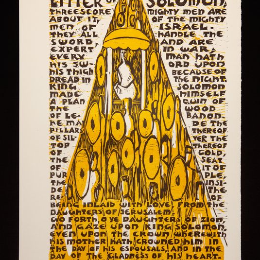 Plate Eleven, from Song of Songsand Draw me after you: a visual song of songs