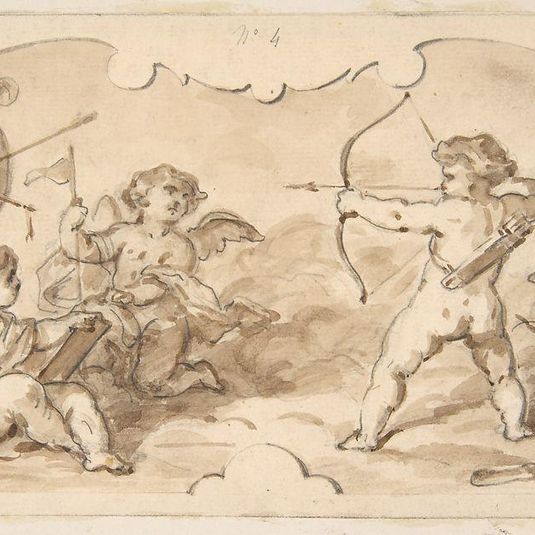Design of putti at play