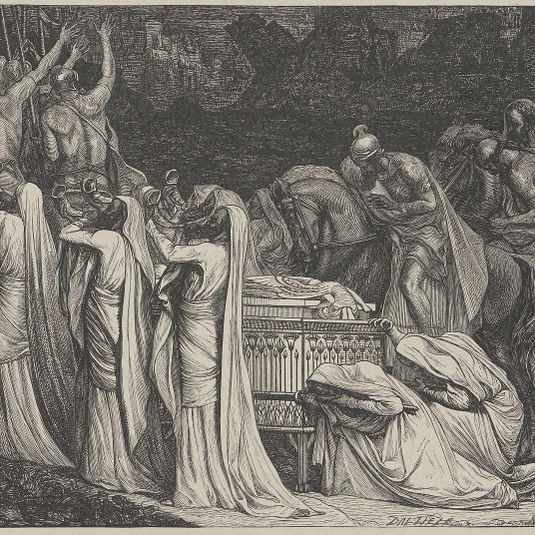 The Fall of the Walls of Jericho (Dalziels' Bible Gallery)