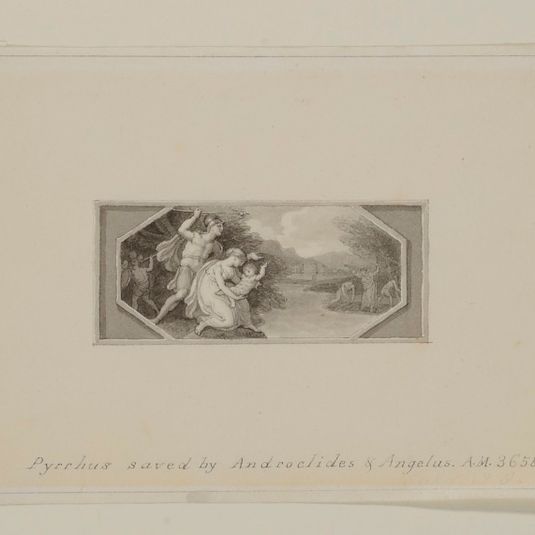Pyrrhus Saved by Androclides and Angelus. A.M. 3658.