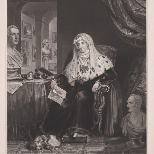 Anne Mornington portrait busts of her sons: Richard, Marquis of Wellesley, Arthur, Duke of Wellington, Henry, Baron Cowley