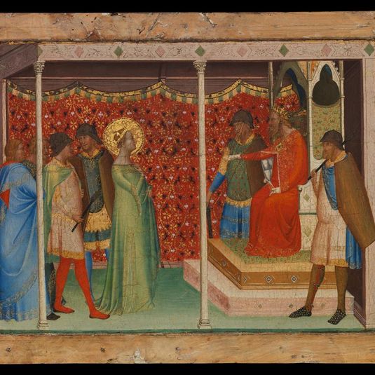Saint Reparata before the Emperor Decius