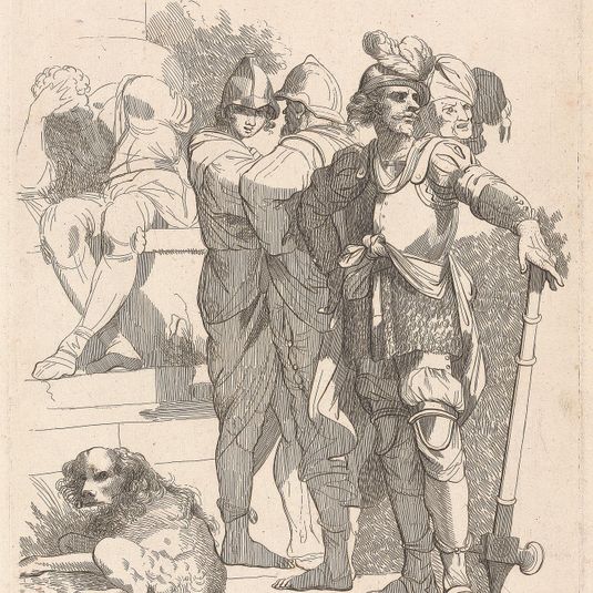Six Banditti with Dog (no.1 of 10)