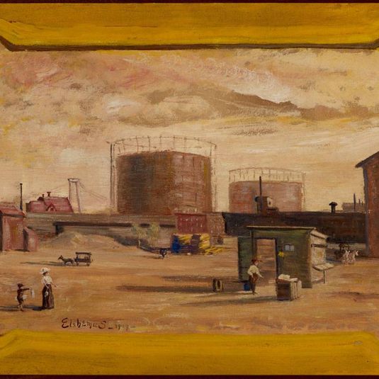 Gas Tanks at End of 23rd Street, New York