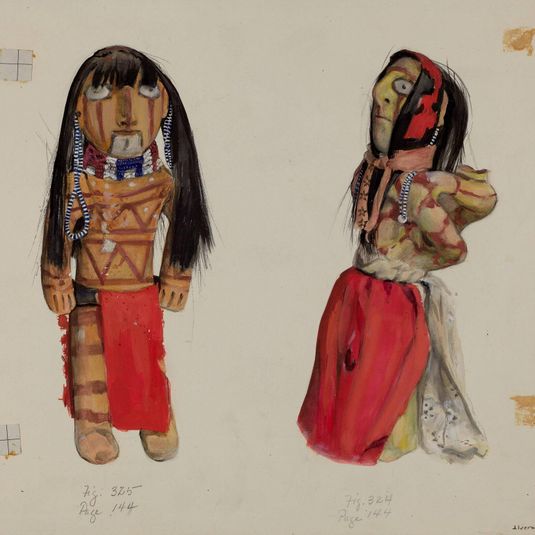 Clay Indian Dolls