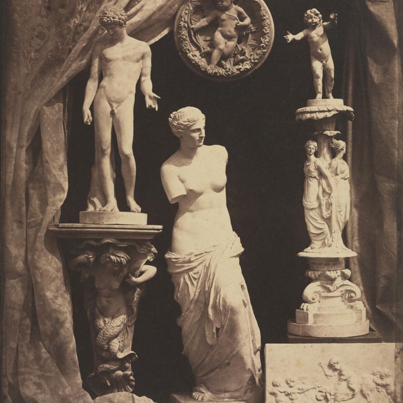 Still Life with Statuary and Drapery