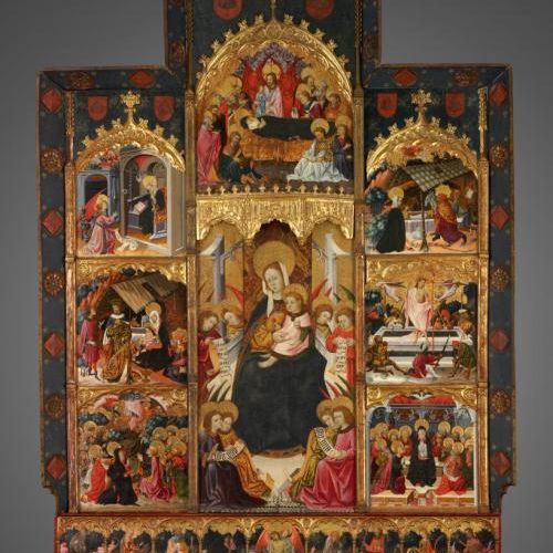 ASL: Altarpiece with Scenes from the Life of the Virgin