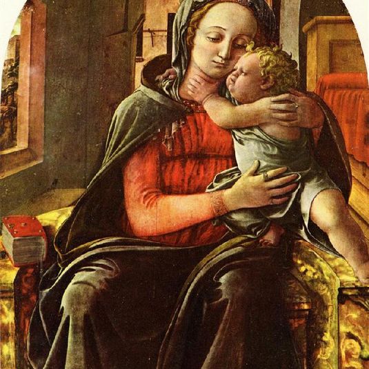 Enthroned Madonna and Child (Filippo Lippi)