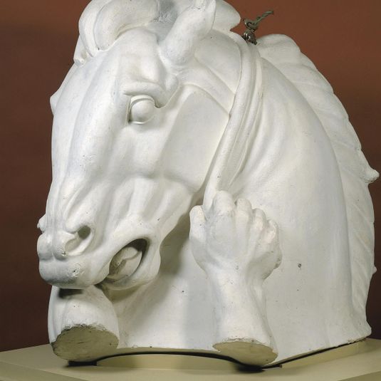 Half-scale Working Model of the Horse's Head for "Man Controlling Trade"