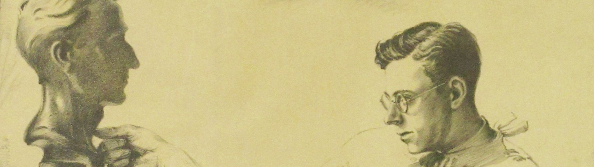 Bruce Moore Sculpting Bust of CA Seward