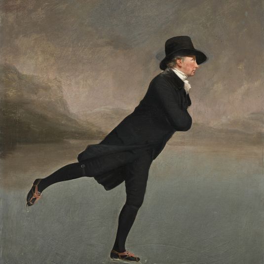 Sir Henry Raeburn, Reverend Robert Walker (1755 - 1808) Skating on Duddingston Loch, about 1795and Audio Tour | National