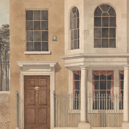 The Front of a Town House