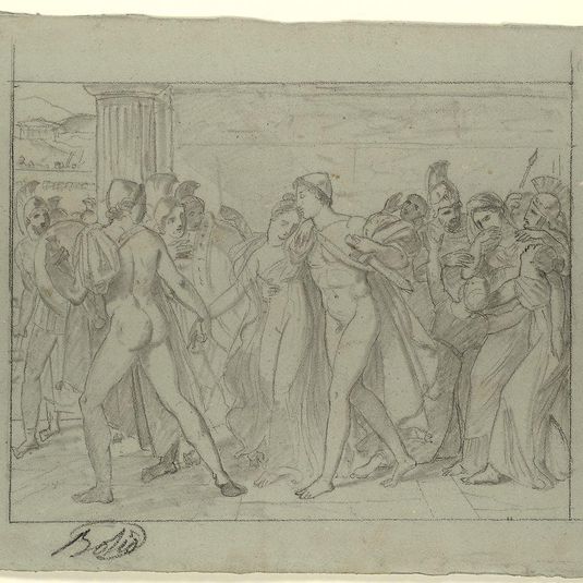 Composition Study for 'Castor and Pollux Freeing Helen'