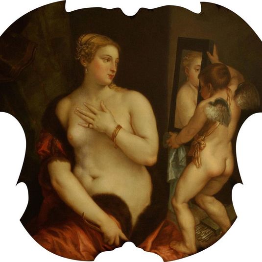 Cupid Holding a Mirror to Venus