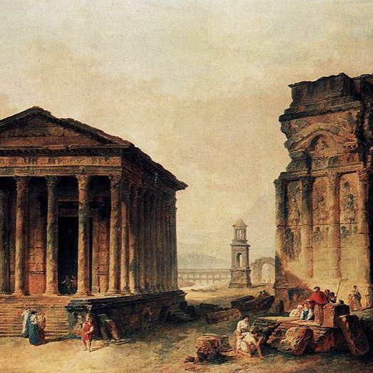 Ruins in Nimes