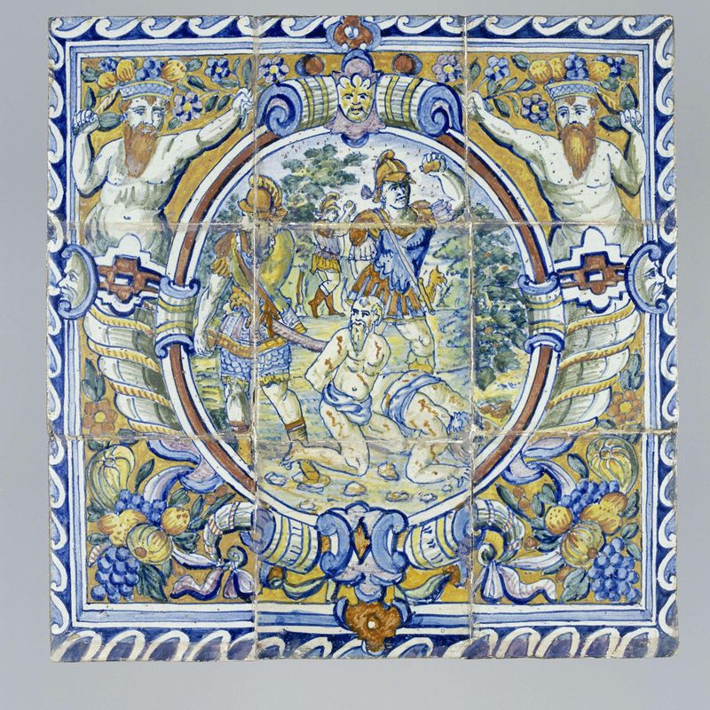 Tegeltableau van negen tegels