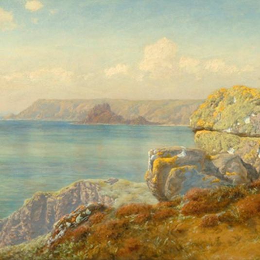 John Brett, Carthillon Cliffs (1878)