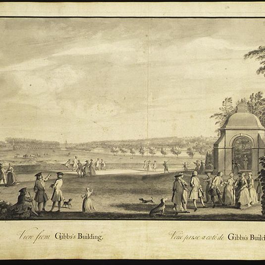 View from Gibbs's Building at Stowe, Buckinghamshire