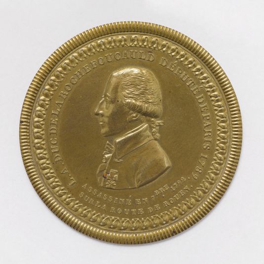 Louis-Alexandre, duc de La Rochefoucauld d'Anville, député à l'Assemblée constituante (1789-1791), président du directoire du département de Paris (1791)