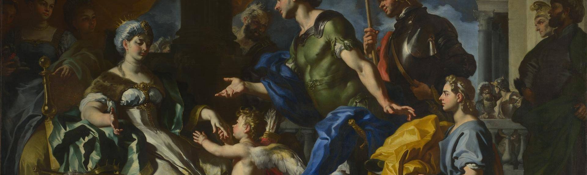 Dido receiving Aeneas and Cupid disguised as Ascanius