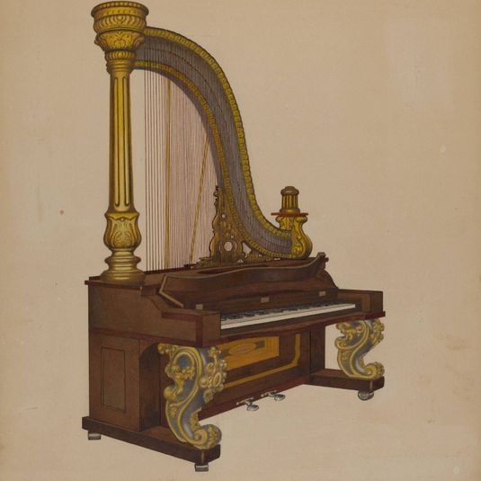 Upright Harp/Piano