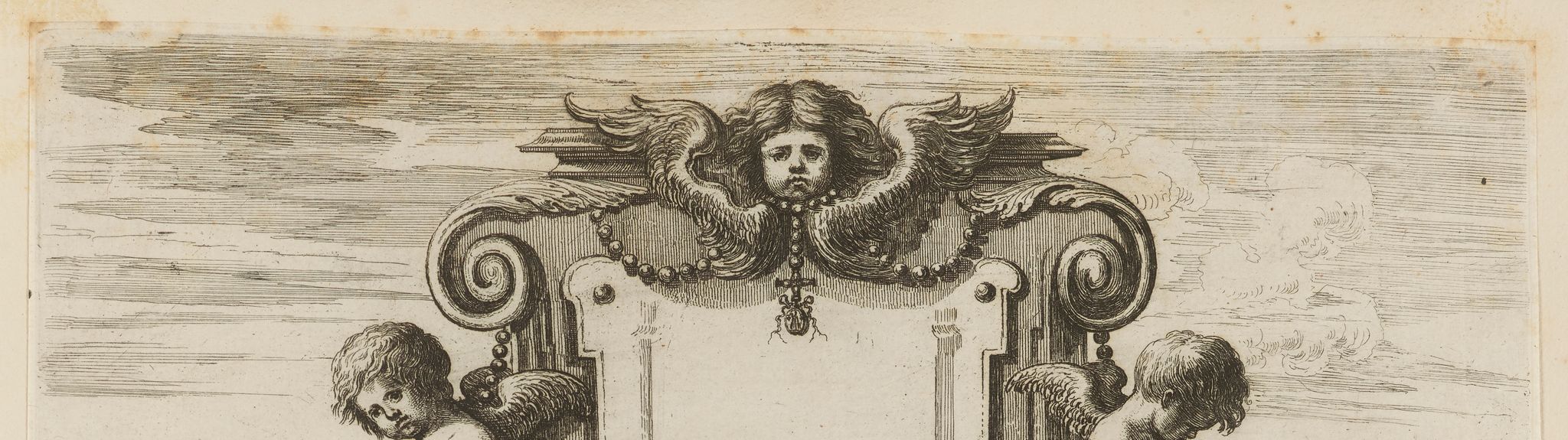 Diverses vues d'endroits remarquables d'Italie et de France. Frontispice