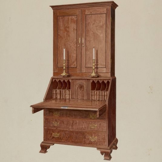 Secretary-desk Cabinet Top