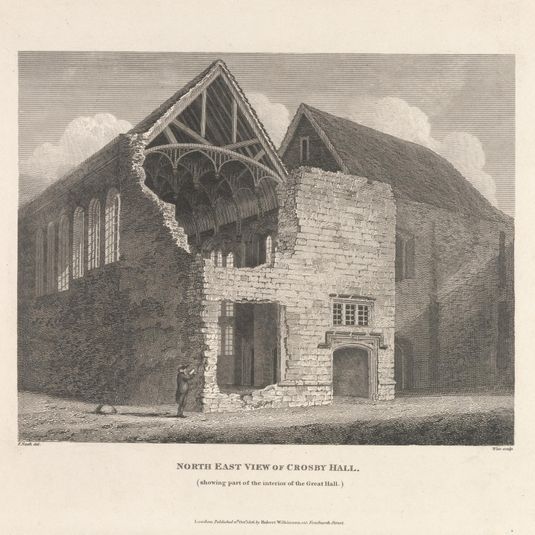 Northeast View of Crosby Hall