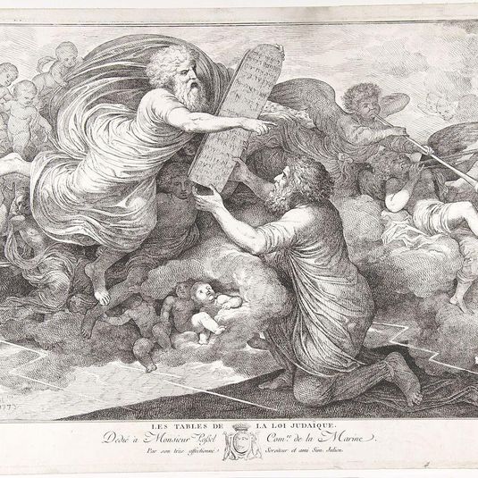 Moses on Sinai (Le tables de Loi judaique)
