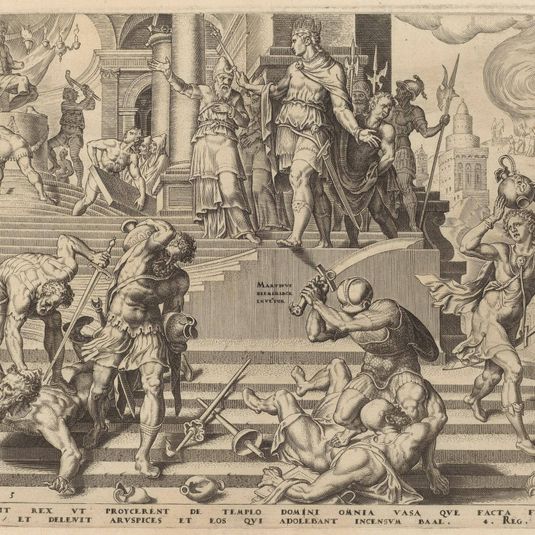 The Destruction of the Temple of Baal and the Slaughter of His Priests