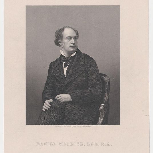 Daniel Maclise, Esq., R.A., from "Illustrated News of the World"